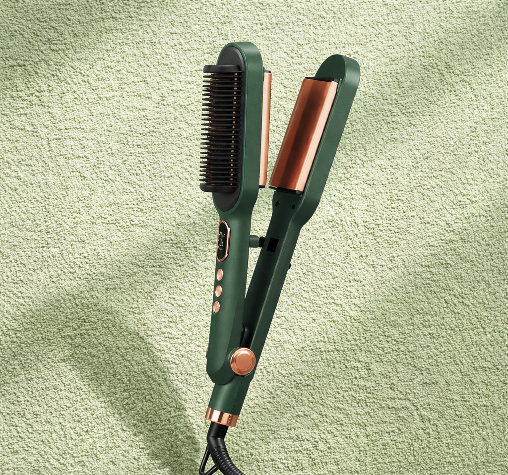 Cepillo plancha y ondulador 2 en 1 LUXURY Pro