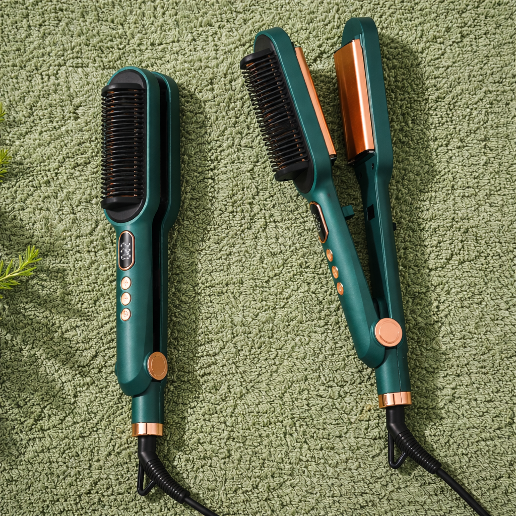 Cepillo plancha y ondulador 2 en 1 LUXURY Pro