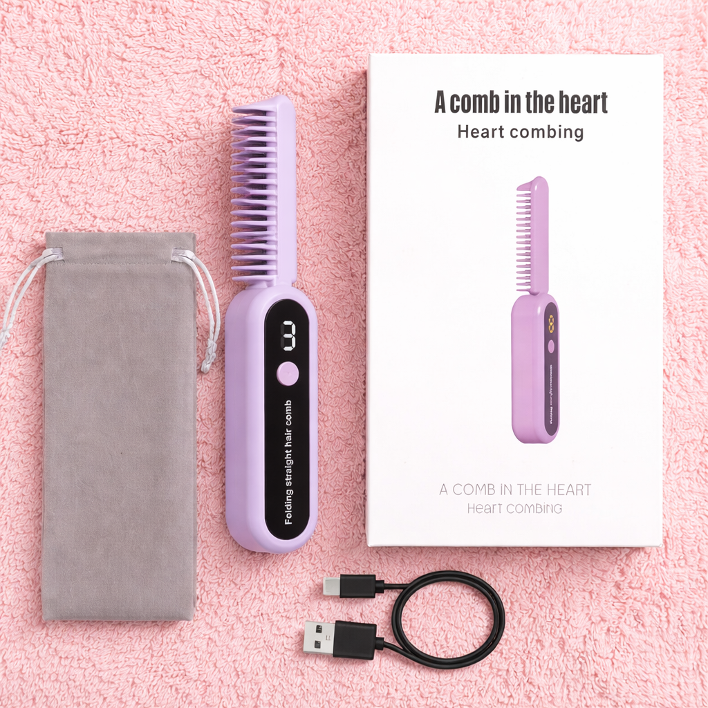 Cepillo Alisador Portátil Plegable LUXURY Pro