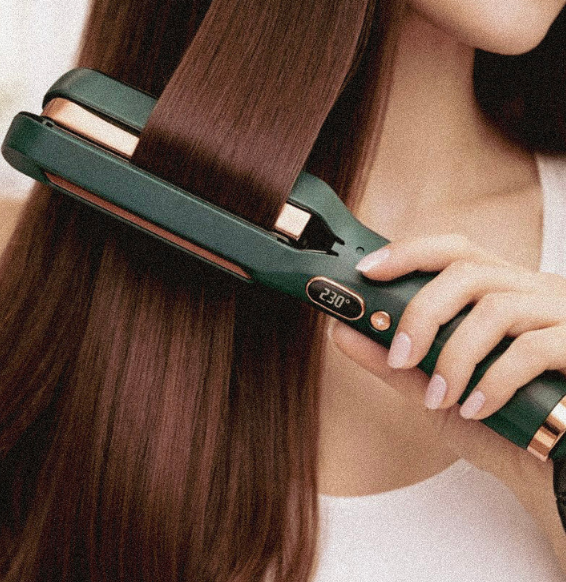 Cepillo plancha y ondulador 2 en 1 LUXURY Pro