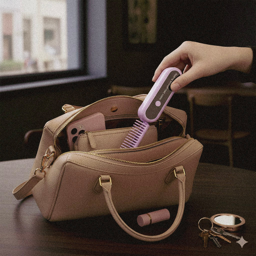 Cepillo Alisador Portátil Plegable LUXURY Pro